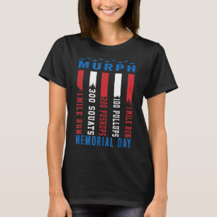 Murph Challenge American Memorial Day Workout T-Shirt