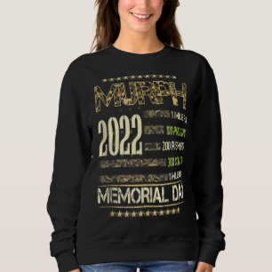 Murph Memorial Day 2022 For Weightlifters And Bod Sweatshirt