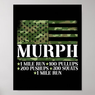 Murph Memorial Day Workout  Poster