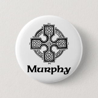Murphy Celtic Cross 2 Inch Round Button