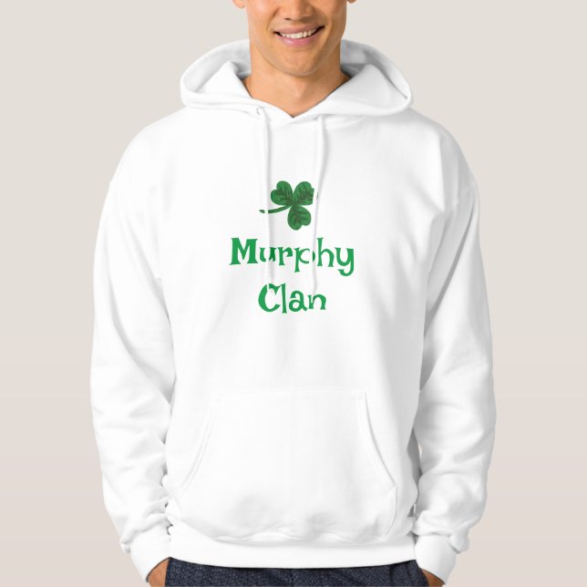 Murphy Clan Shamrock sweatshirt  (Front)