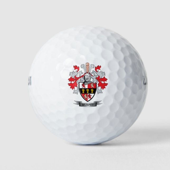 Murphy Coat of Arms Golf Balls (Front)