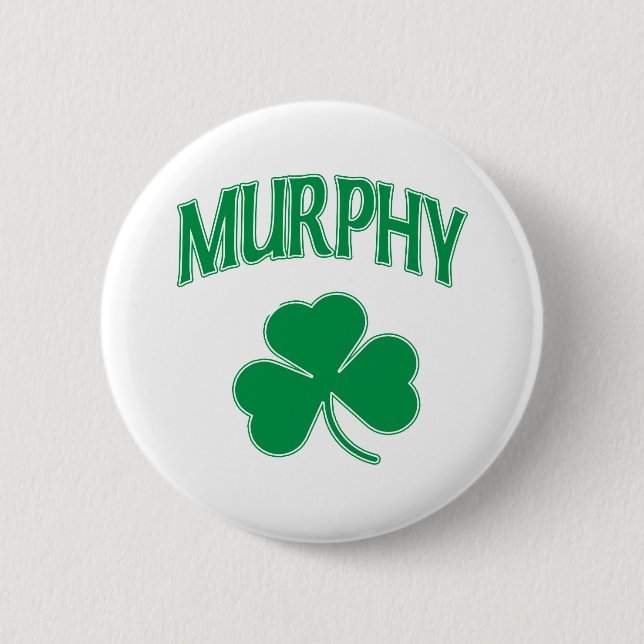 Murphy Irish 2 Inch Round Button (Front)