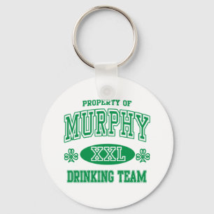 Murphy Irish Drinking Team Keychain