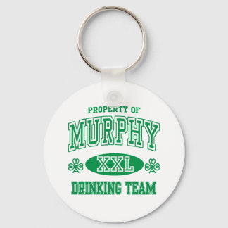 Murphy Irish Drinking Team Keychain