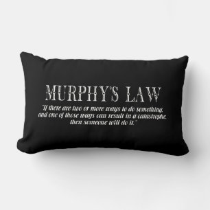 Murphy’s law lumbar pillow