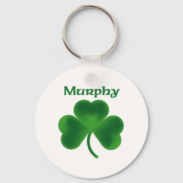 Murphy Shamrock Keychain (Front)