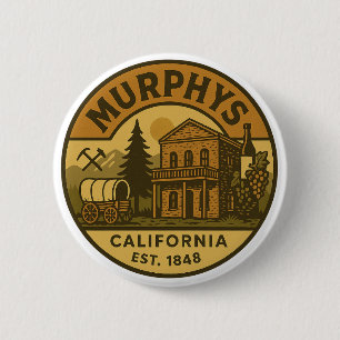 Murphy's California Vintage Emblem  2 Inch Round Button