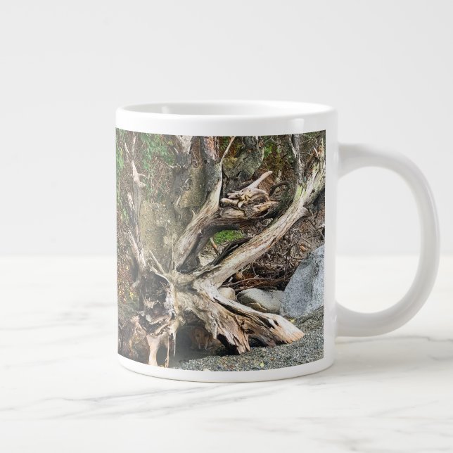 Murphy&#x27;s in the Log dog lovers game Large Coffee Mug (Right)