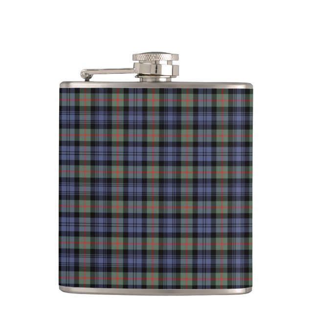 Murray Ancient Clan Tartan Hip Flask (Front)