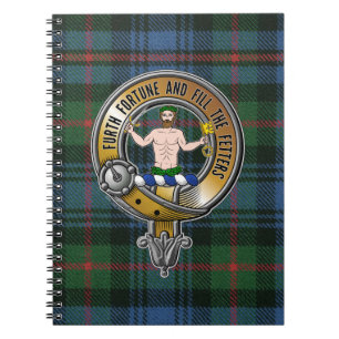 Murray Atholl Tartan & Badge Notebook