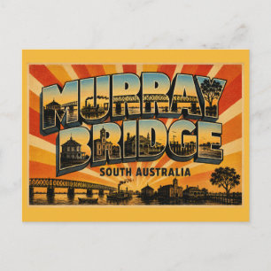Murray Bridge South Australia Historic River Town Postcard