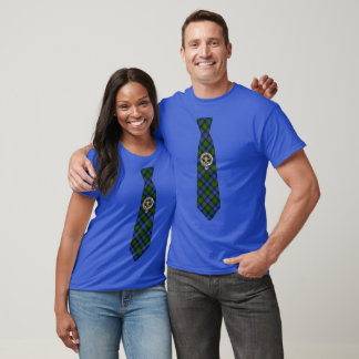 Murray of Atholl Scottish Badge & Tartan Necktie T-Shirt
