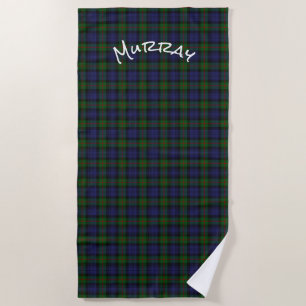Murray Tartan Plaid Beach Towel
