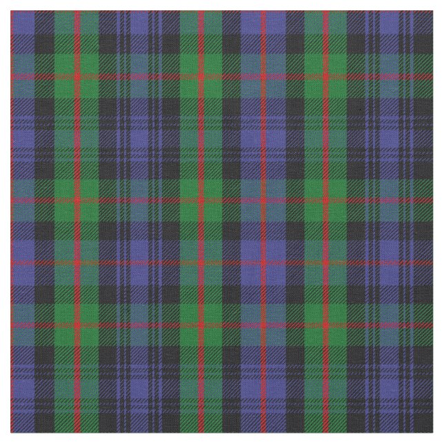 Murray Tartan Print Fabric (Close Up)