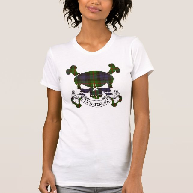 Murray Tartan Skull T-Shirt (Front)