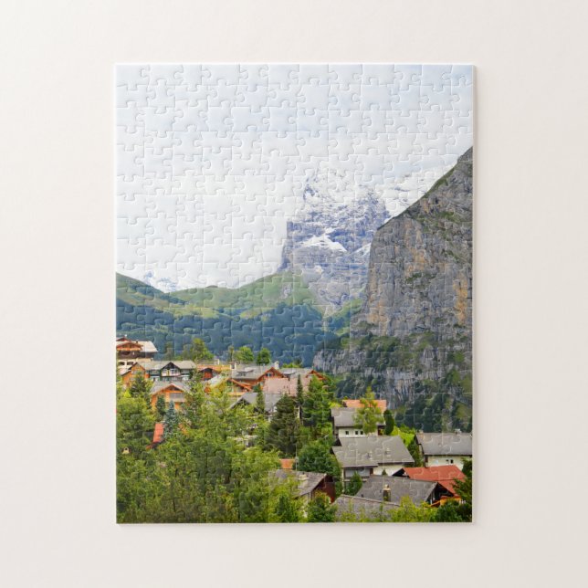 Murren in Switzerland Jigsaw Puzzle (Vertical)