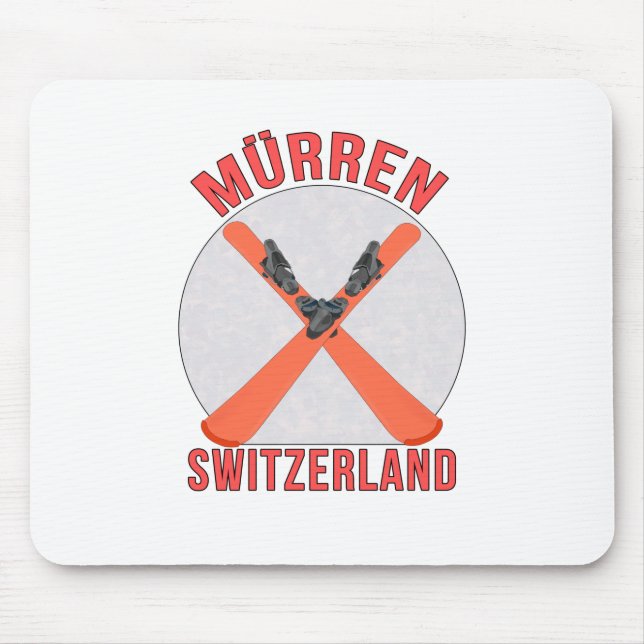 Mürren, Switzerland Mouse Pad (Front)