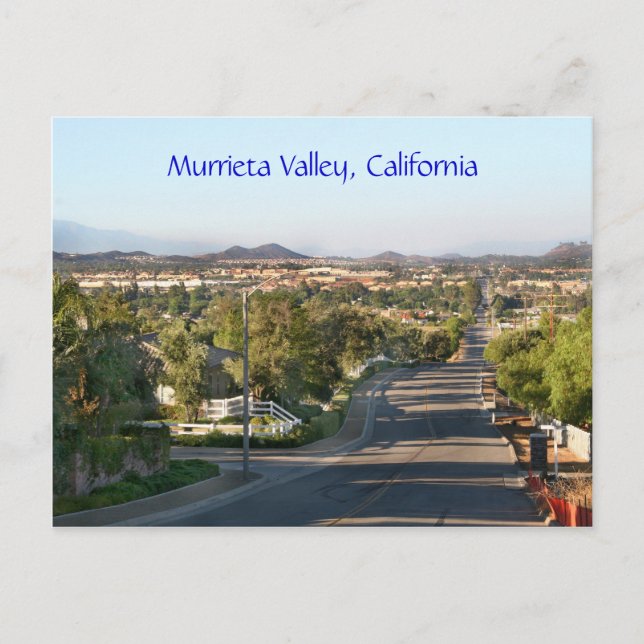 Murrieta Valley, California Postcard (Front)