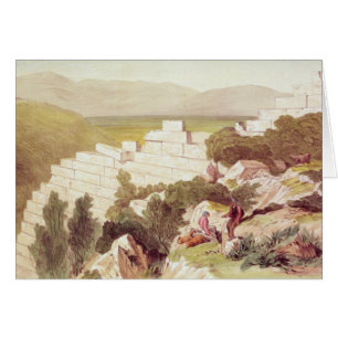 Murs de Samos antique, Cephalonia, 19ème siècle