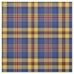 Murtagh Tartan Blue and Gold Irish Plaid Fabric