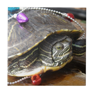Murtle the Christmas Turtle Tile