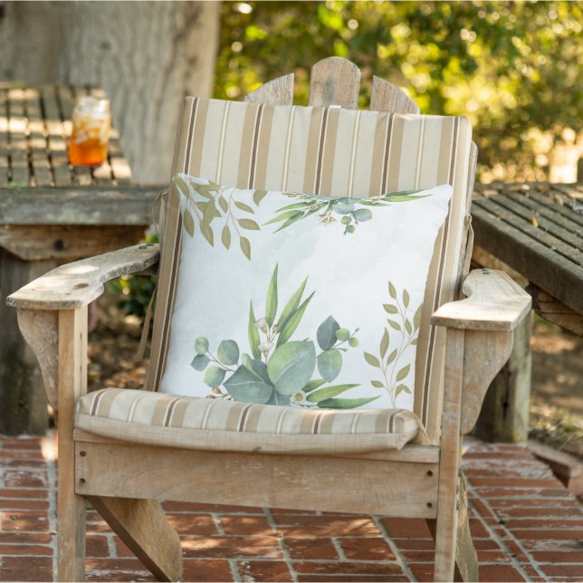 Murugi Luxe Home & Decor Verdant Elegance Outdoor Pillow (Chair)