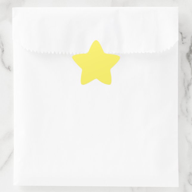 Murugi Stationery Co. Stickers Grande étoile jaune (Sac)