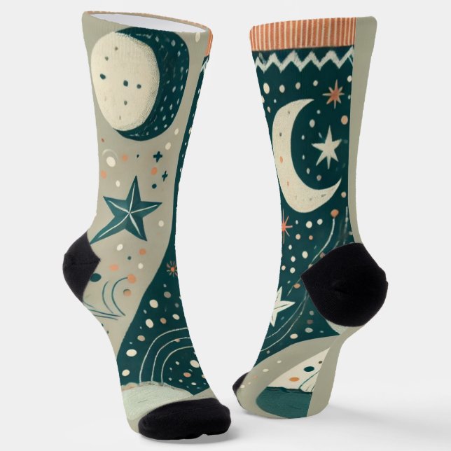 Murugi Wear Majestical Flourish SustainablePremium Socks (Angled)