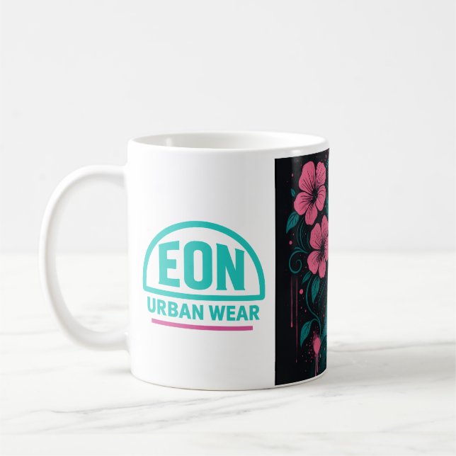 MUSA FLORAL COFFEE MUG (Left)