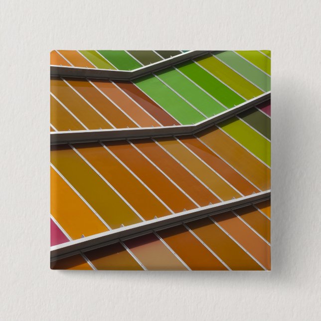 MUSAC, contemporary art museum 2 Inch Square Button (Front)