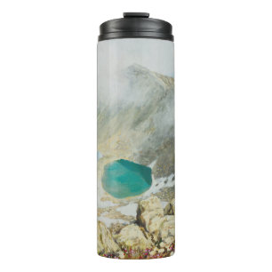 Musala peak, oil painting, Bulgaria. Thermal Tumbler