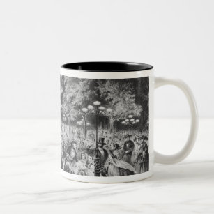 Musard concert at the Champs-Elysees, 1865 Two-Tone Coffee Mug