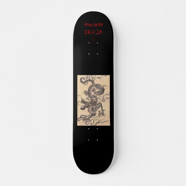 Musashi Designs Dragon Skateboard (Front)