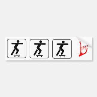 Musashi Designs Stickpushers Bumper Sticker