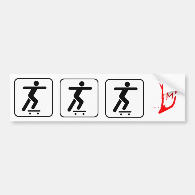 Musashi Designs Stickpushers Bumper Sticker (Front)