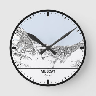 Muscat Clock City Line Art