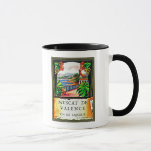 Muscat De Valence Wine LabelEurope Mug
