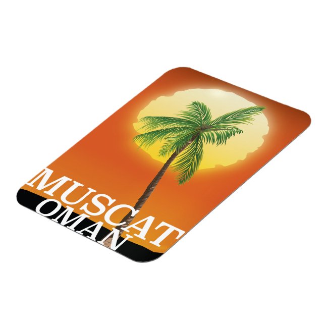 Muscat Oman vacation poster Magnet (Left Side)