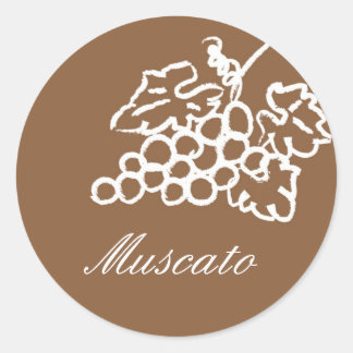 Muscato - Customized Classic Round Sticker