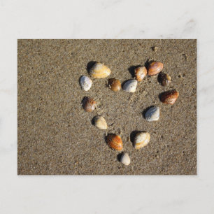 Muschelherz Postcard