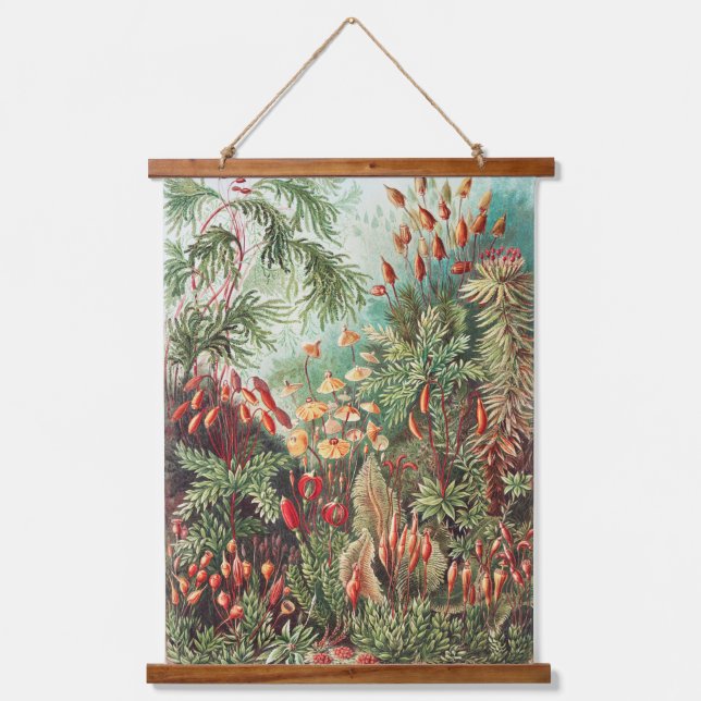 Muscinae–Laubmoose / A. Giltsch, gem from Kunstfor Hanging Tapestry (Front)