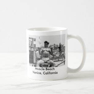 Muscle Beach bodybuilder - Venice, CA Coffee Mug