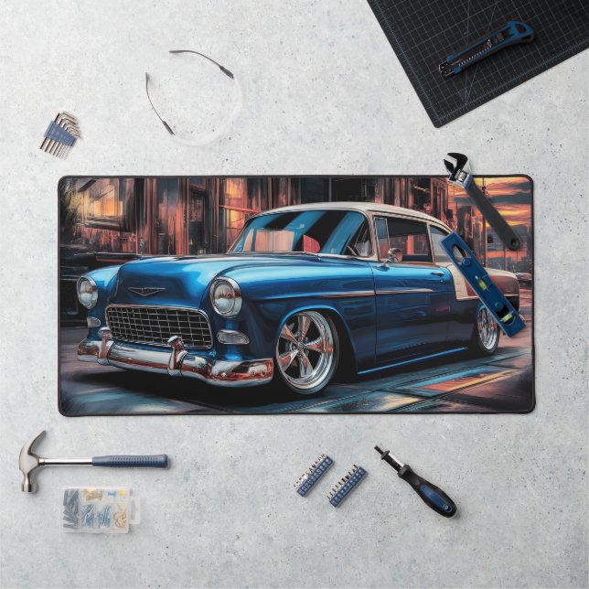Muscle Car 1956 Desk Mat (Workstation)