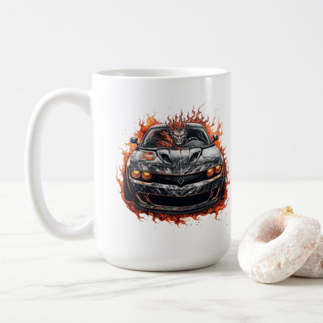 Muscle Car Coffee Mug (With Donut)