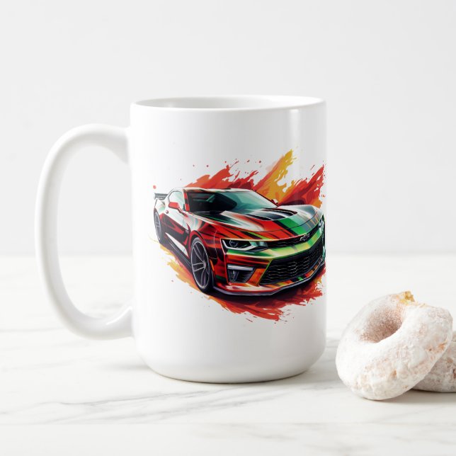Muscle Car Coffee Mug (With Donut)