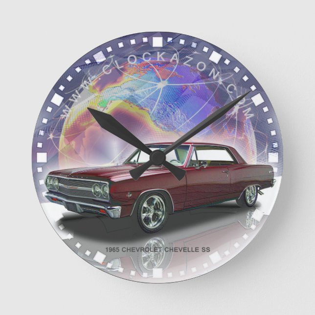 Muscle Car Decorative Wall Clock (Front)