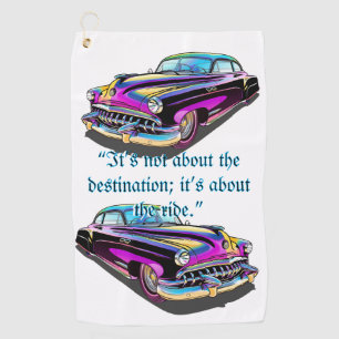Muscle Car Golf Towel