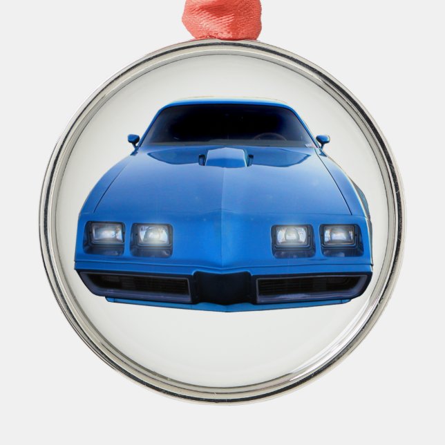 Muscle Car Metal Ornament (Front)