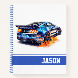 Muscle Car Notebook